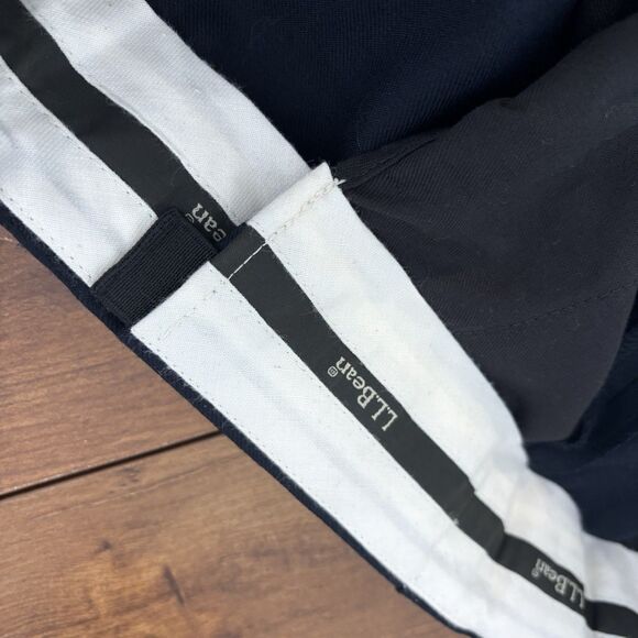 VTG LL Bean Suit Mens 52R Navy Blue 100% Wool Blazer and Comfort Waist Pants 44W - Picture 11 of 14